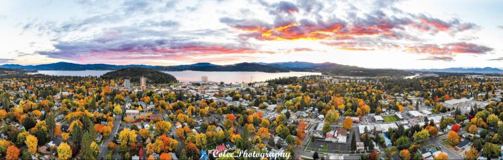 Coeur d'Alene, Idaho in Fall